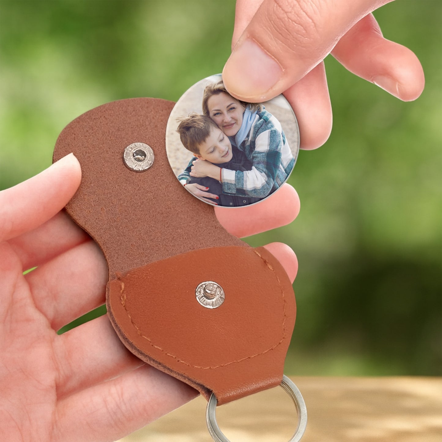 To My Son, Braver, Stronger Keychain