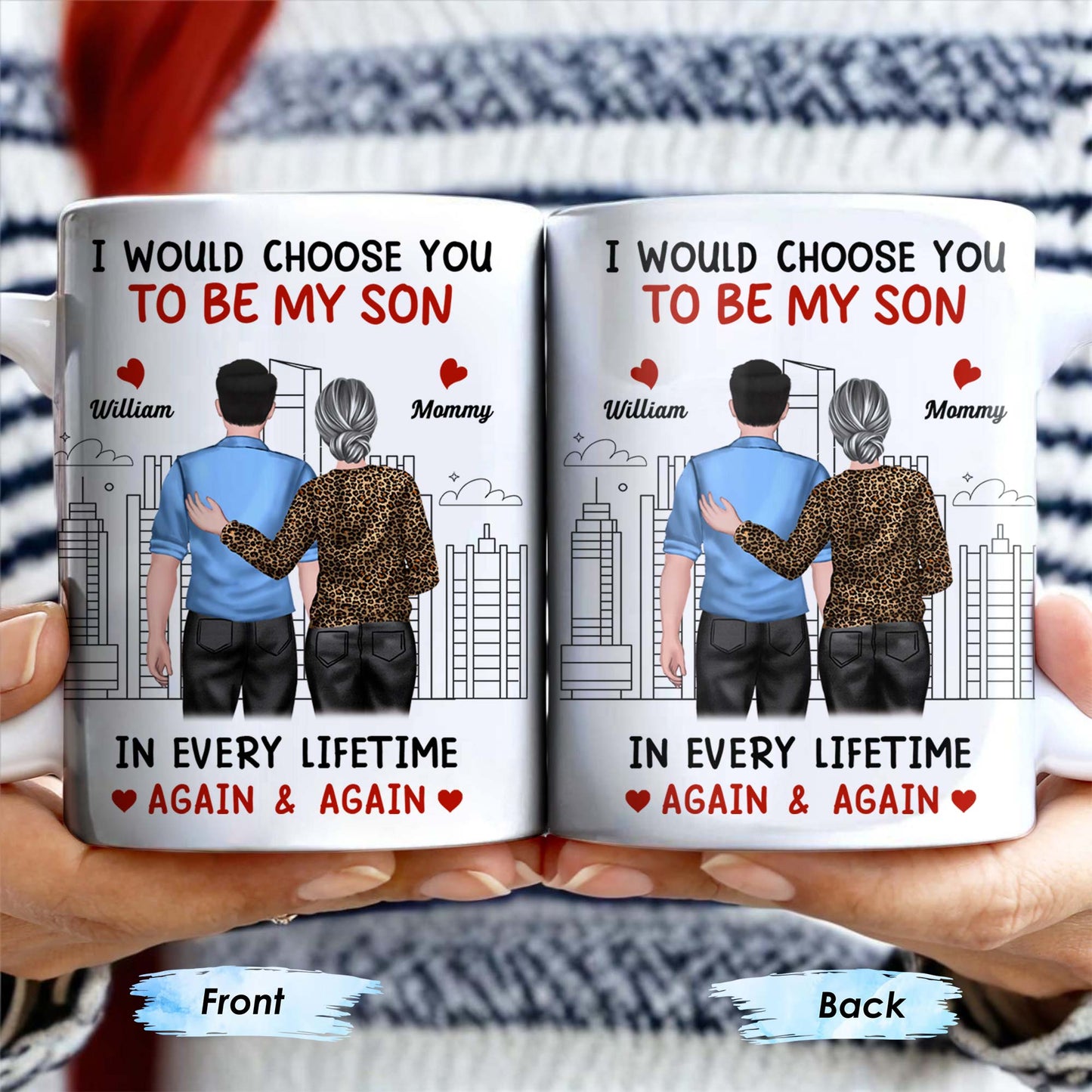 I Would Choose You To Be My Son, Cityscape Design