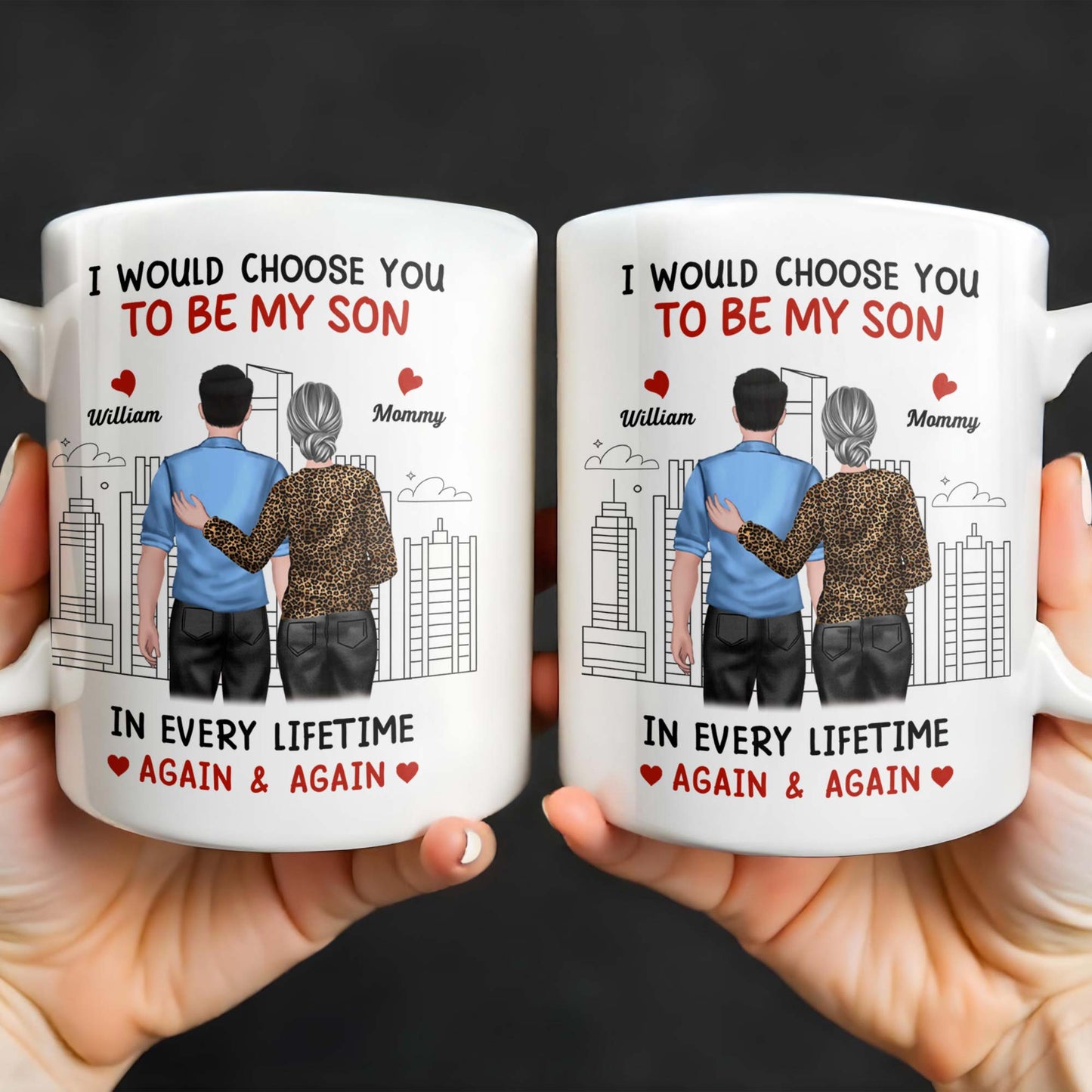 I Would Choose You To Be My Son, Cityscape Design