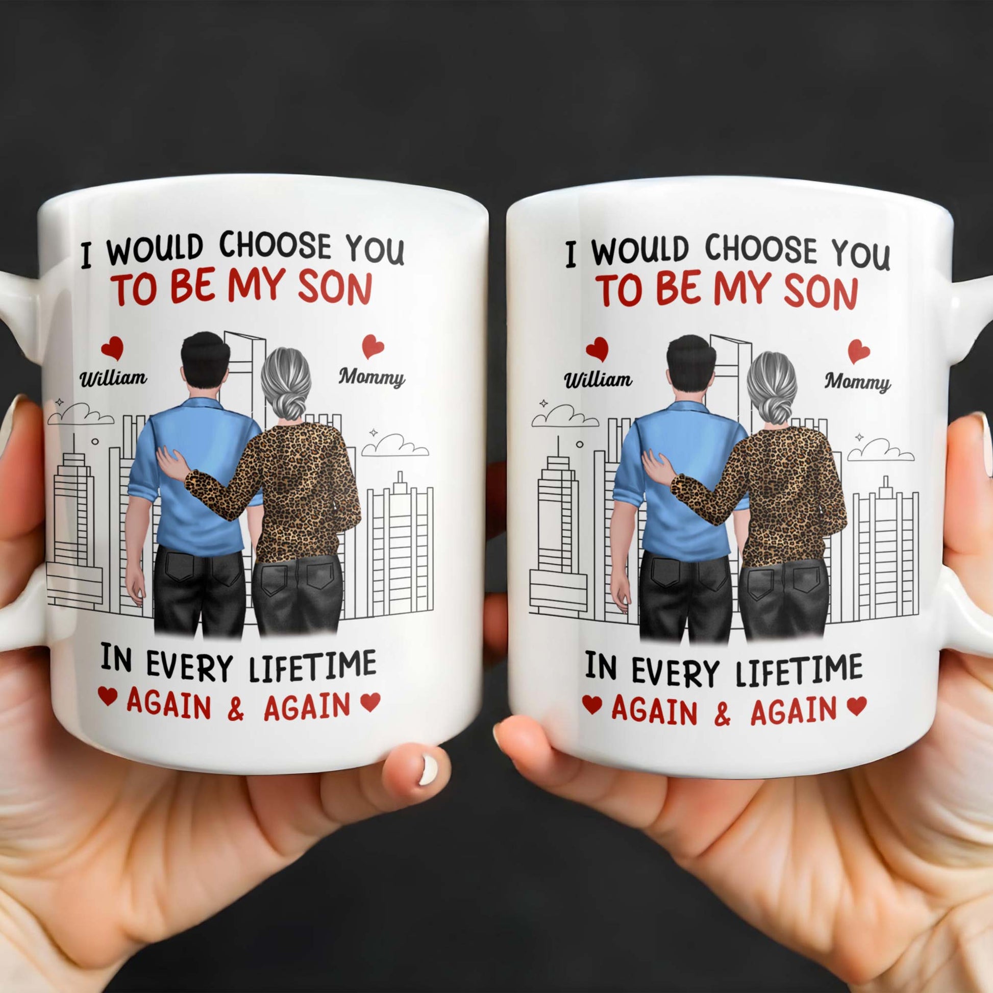 I Would Choose You To Be My Son, Cityscape Design