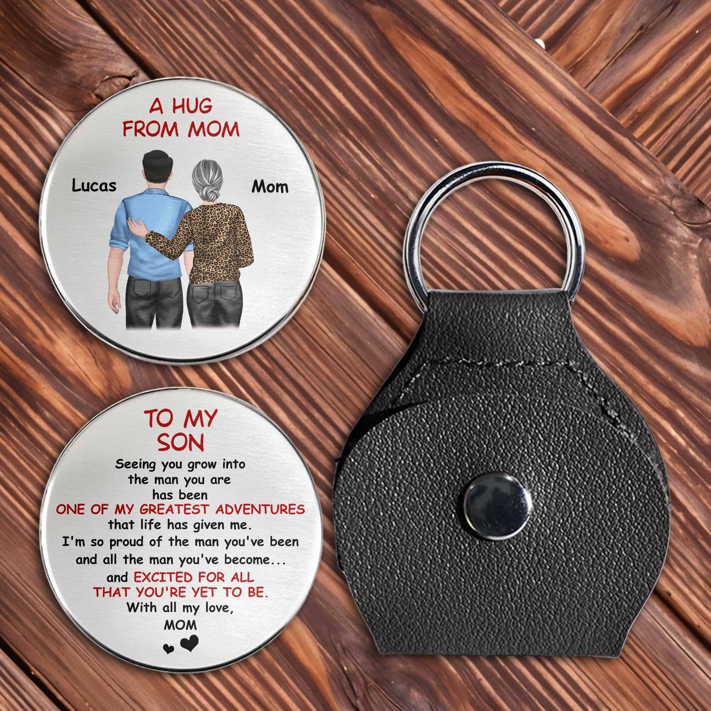 A Hug From Mom To My Son, Mother And Son Bond