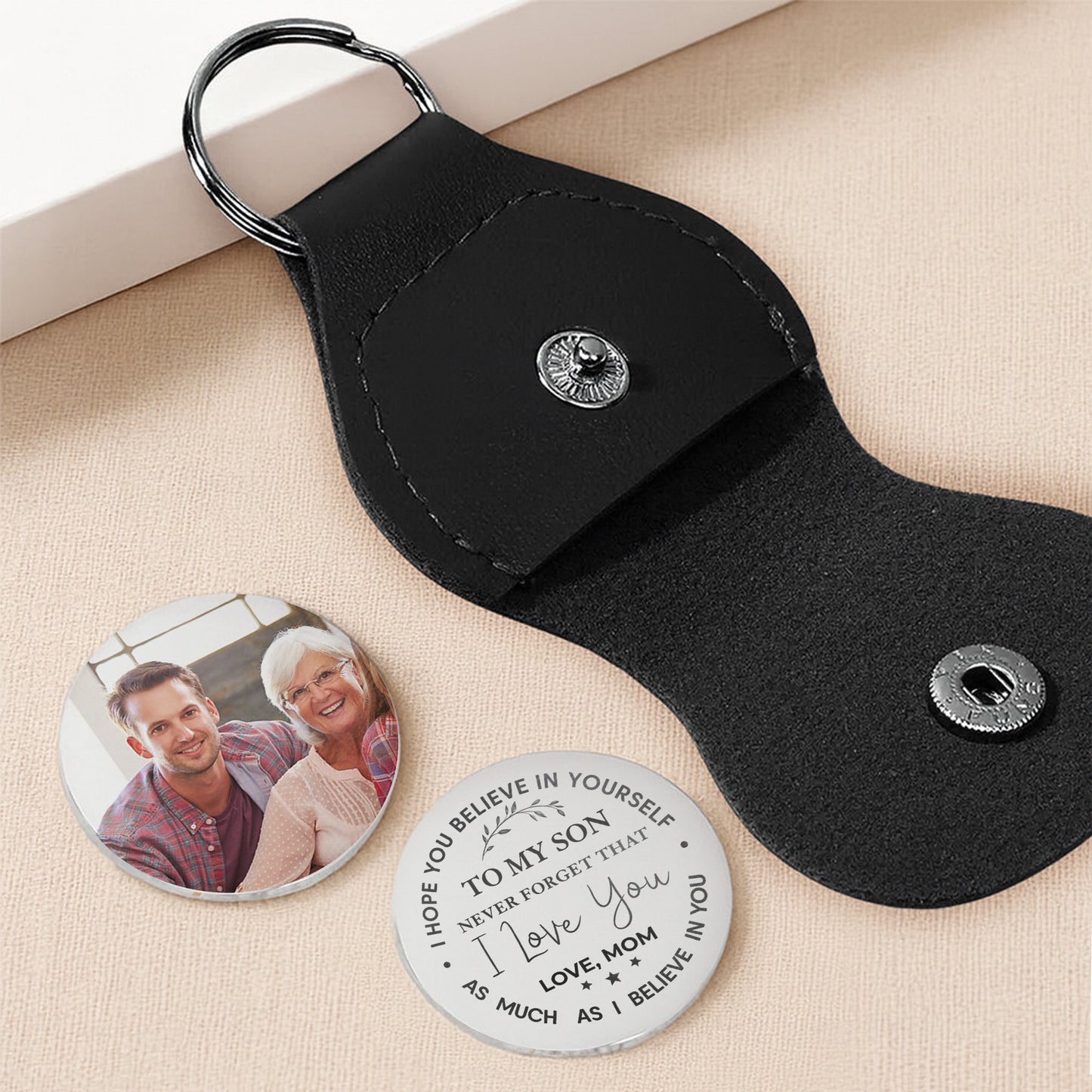 Believe In Yourself, Keychain With Photo