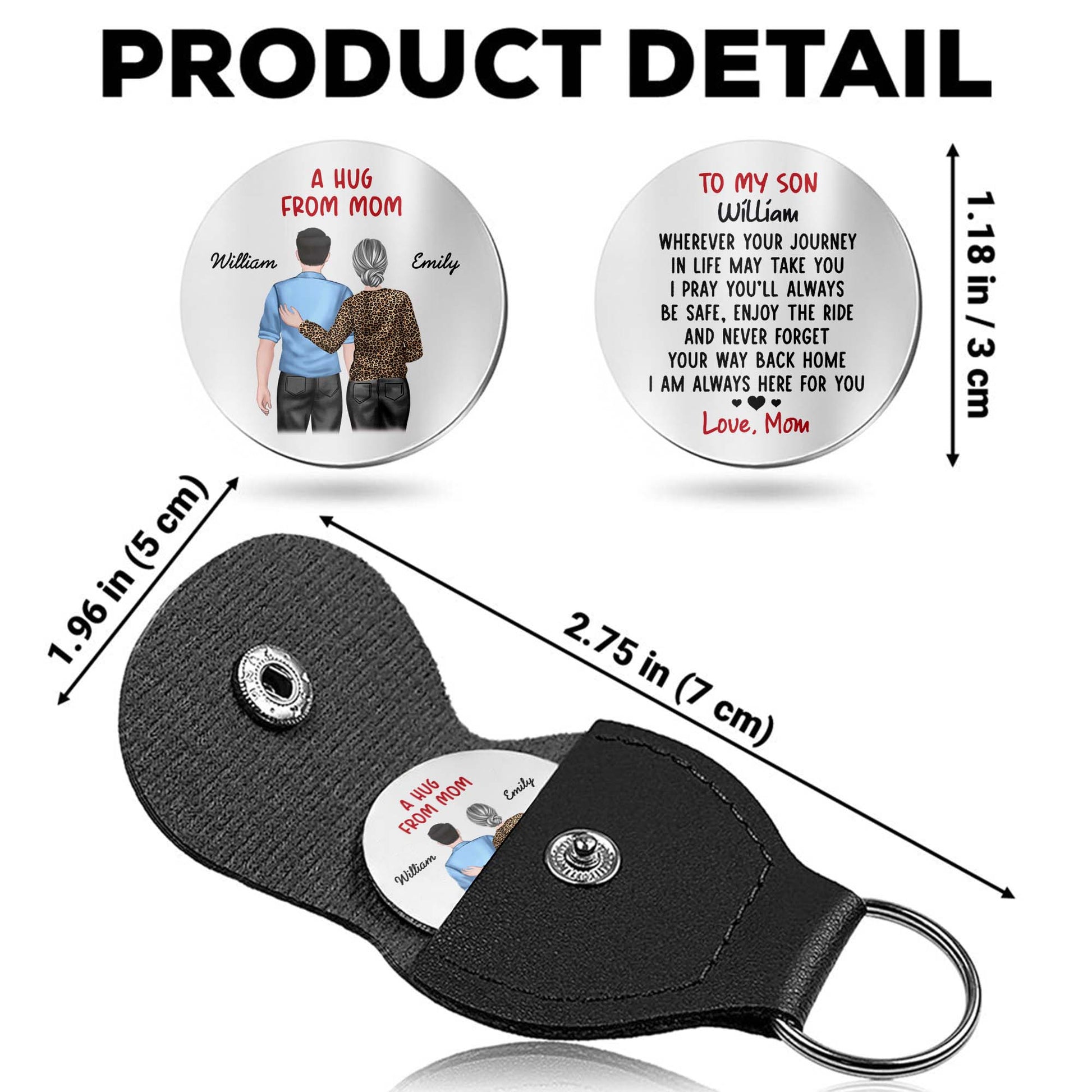 To My Son, Wherever Your Journey In Life, Back View Of Mother And Son