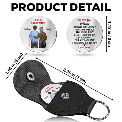 To My Son, Wherever Your Journey In Life, Back View Of Mother And Son