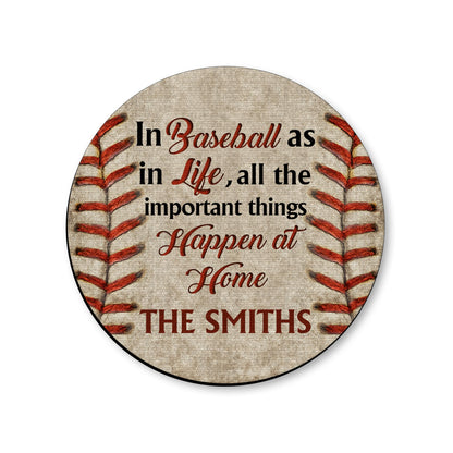 In Baseball As In Life, Important Things Happen At Home