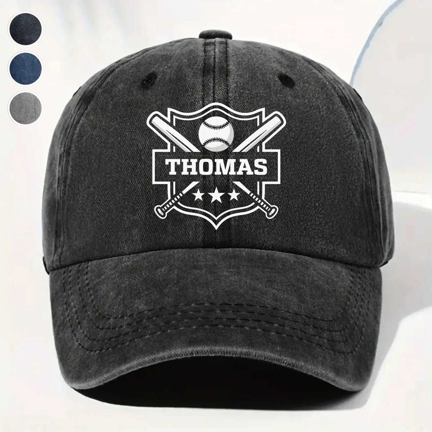 Custom Baseball And Bats Design Cap