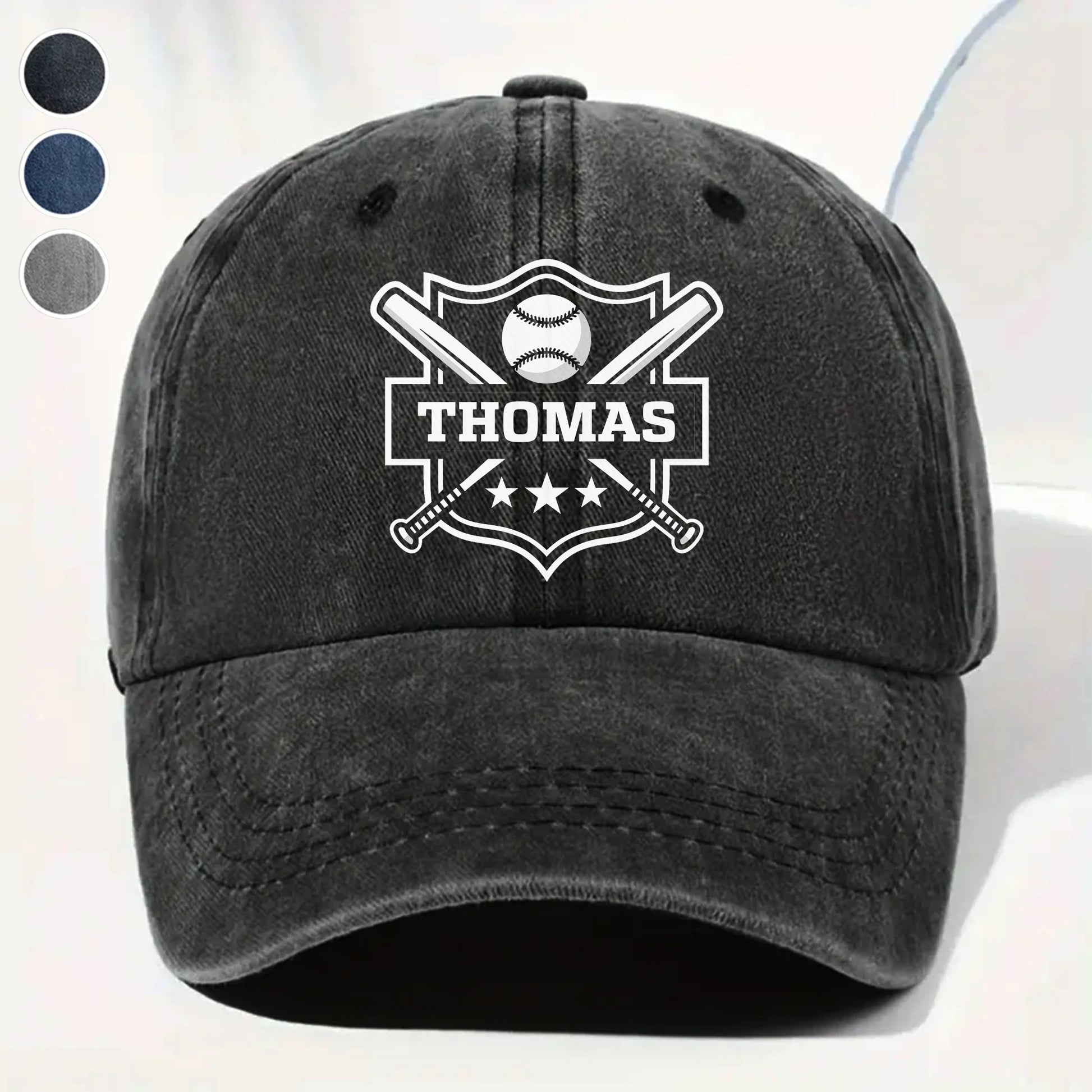 Custom Baseball And Bats Design Cap