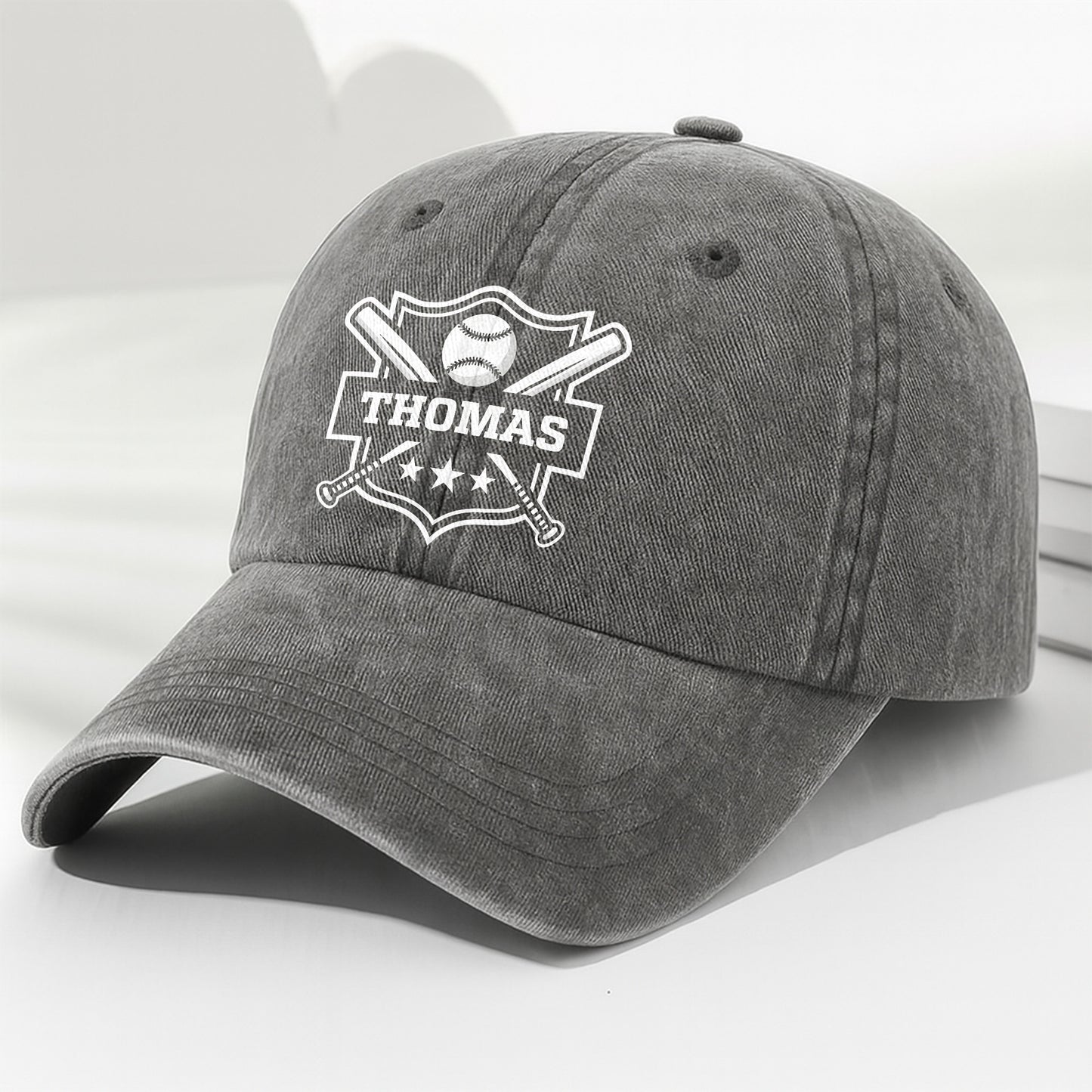 Custom Baseball And Bats Design Cap