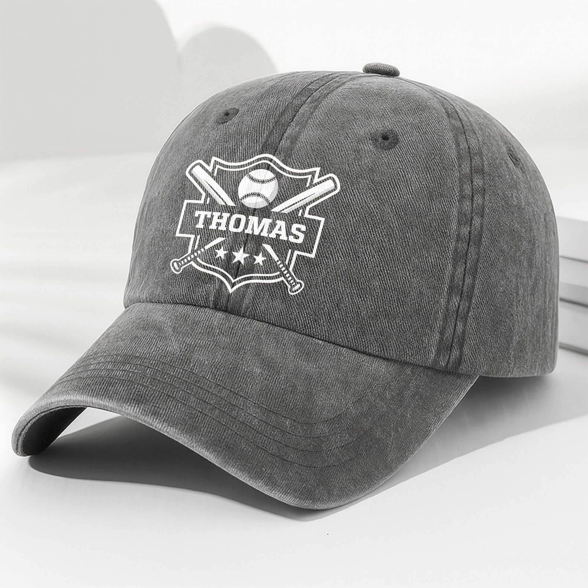 Custom Baseball And Bats Design Cap