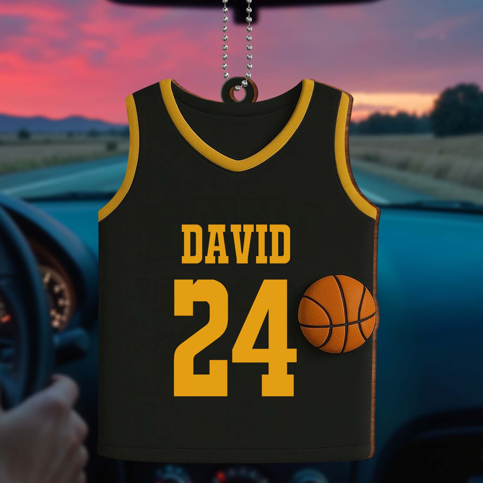 Celebrate Your Love For Basketball, Customizable Jersey and Basketball