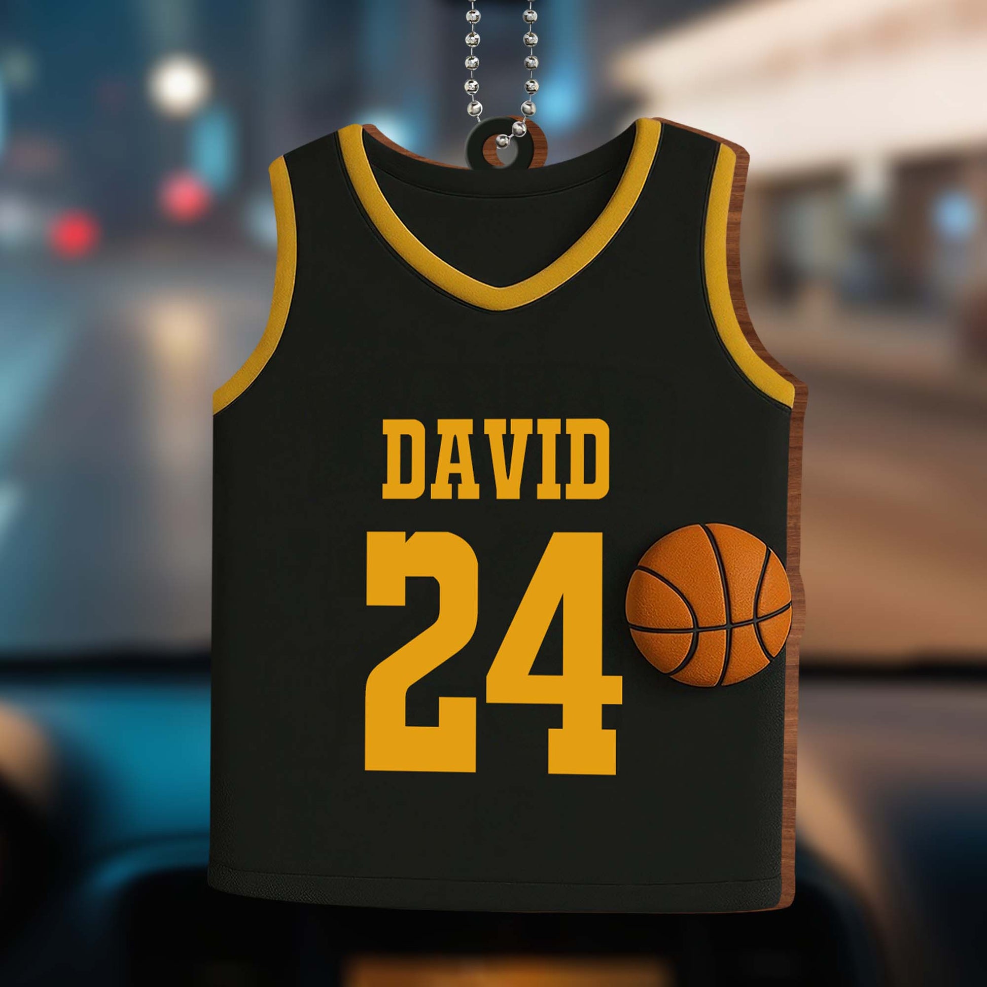 Celebrate Your Love For Basketball, Customizable Jersey and Basketball