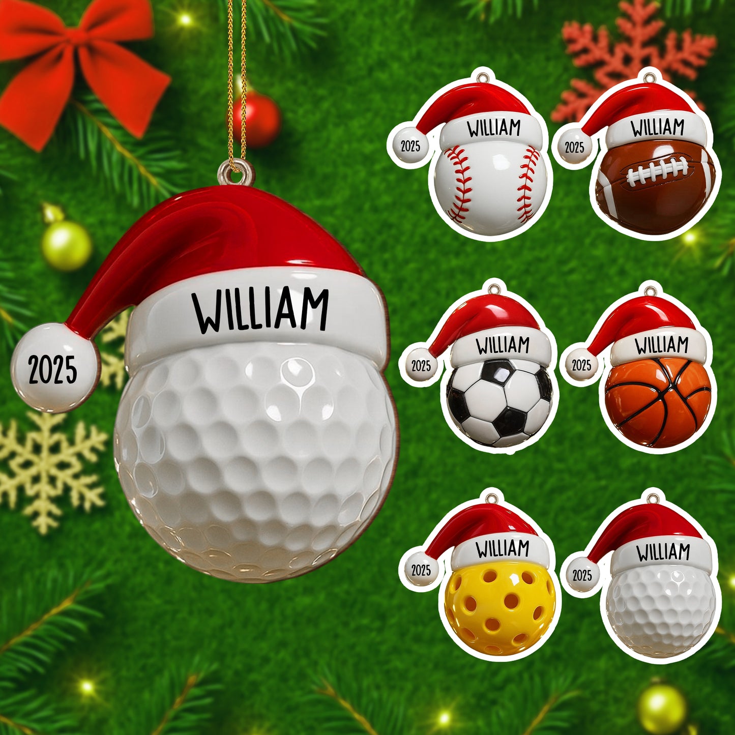 Personalized Sports Ornaments For Every Athlete