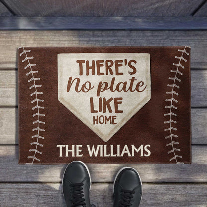 There's No Plate Like Home Baseball Design
