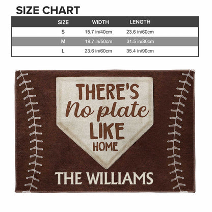 There's No Plate Like Home Baseball Design