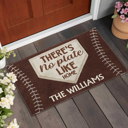 There's No Plate Like Home Baseball Design