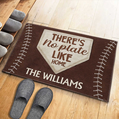 There's No Plate Like Home Baseball Design