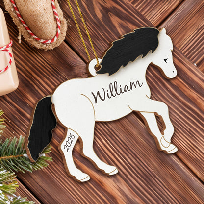 Customize This Beautiful Horse Ornament
