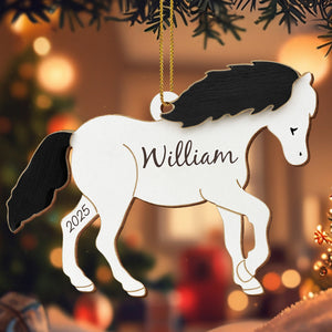 Customize This Beautiful Horse Ornament
