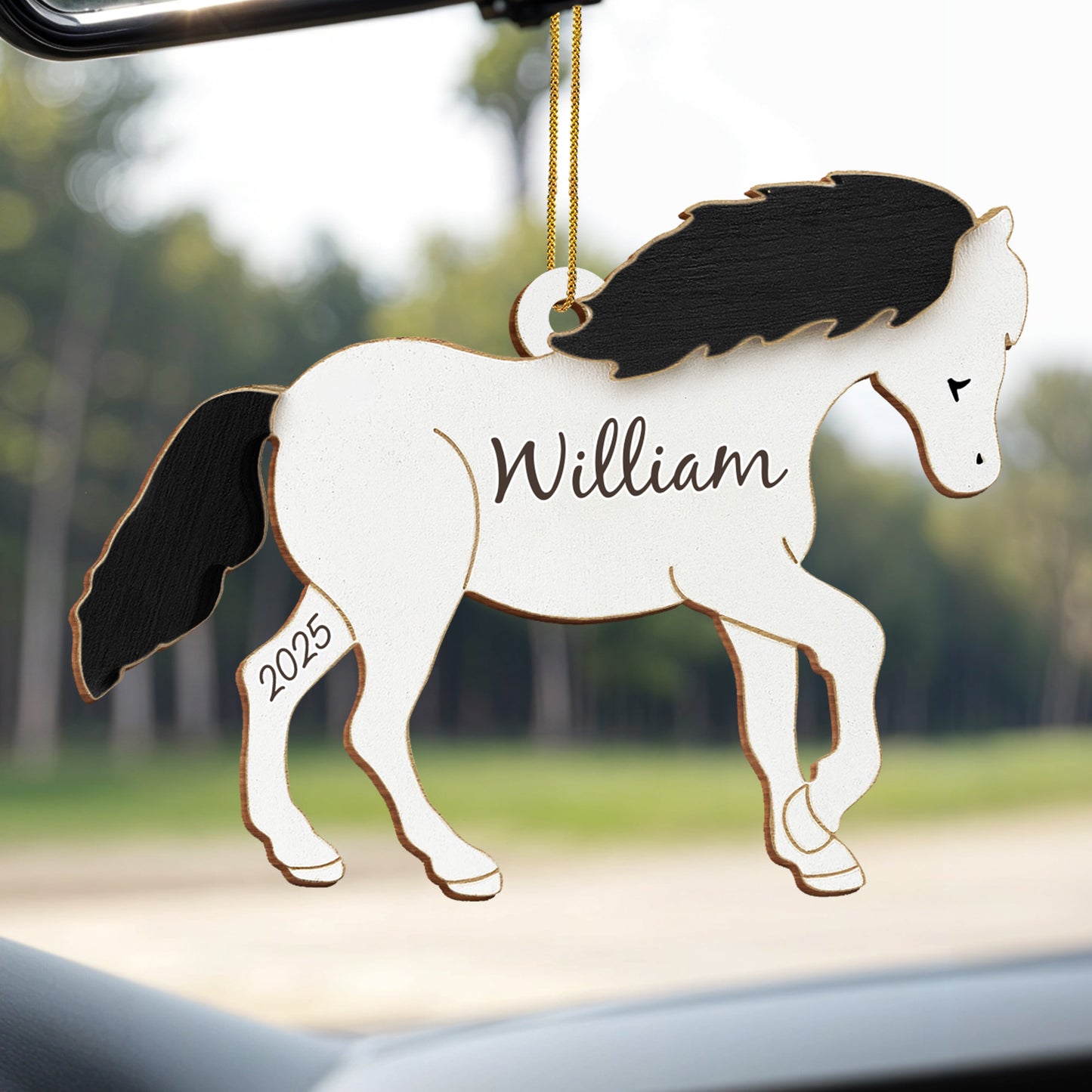 Customize This Beautiful Horse Ornament