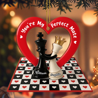 You're My Perfect Mate, Heart And Chess Pieces