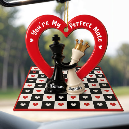 You're My Perfect Mate, Heart And Chess Pieces