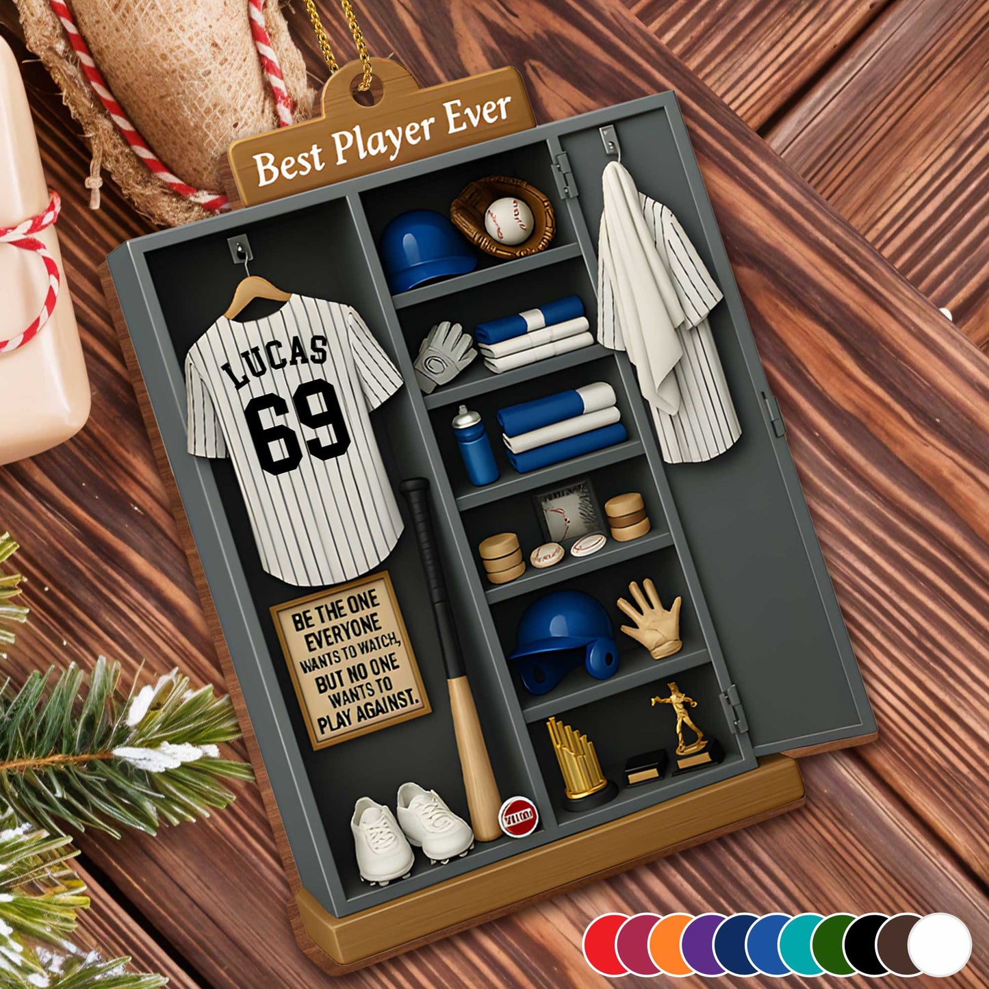 Best Player Ever Baseball Equipment and Sports Locker