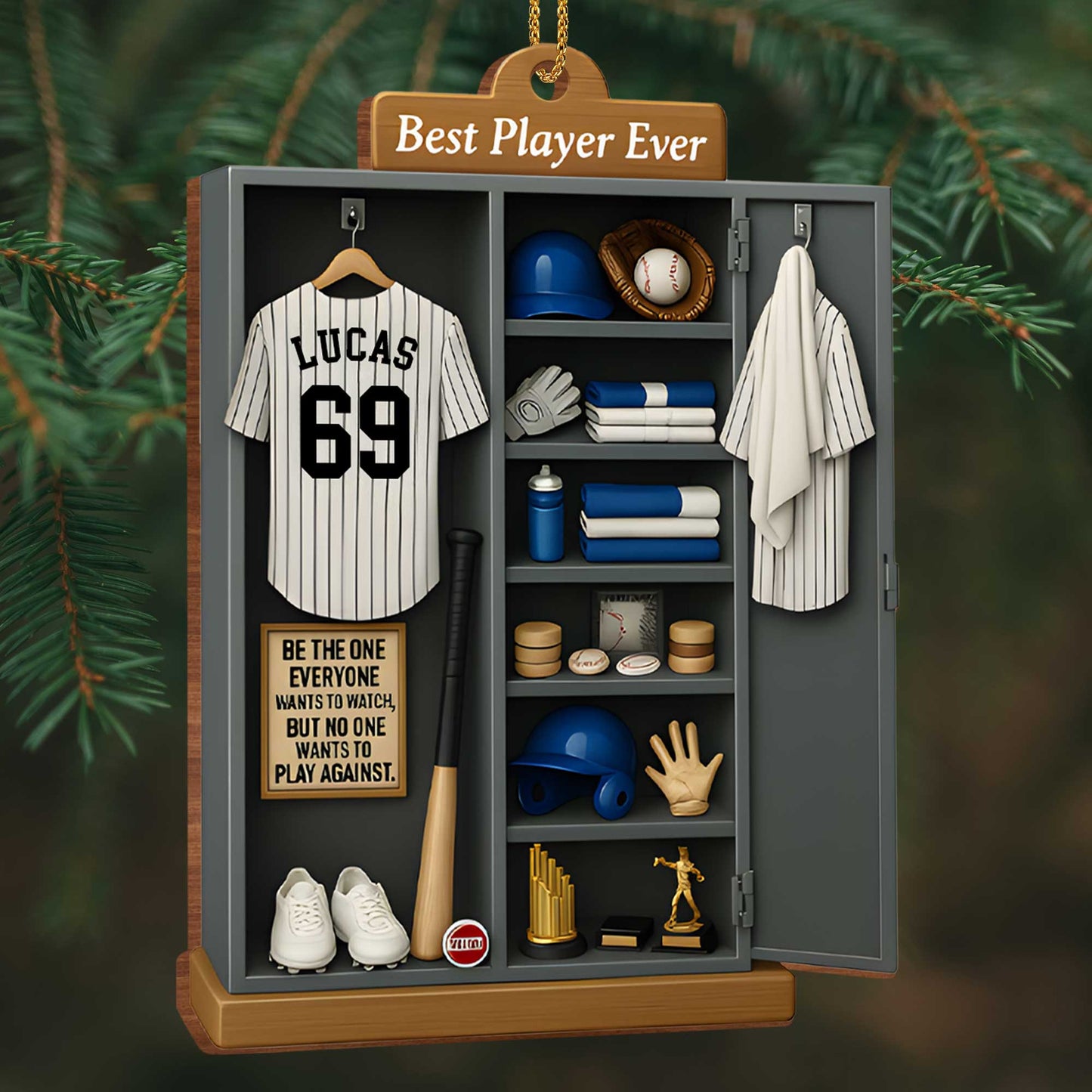 Best Player Ever Baseball Equipment and Sports Locker