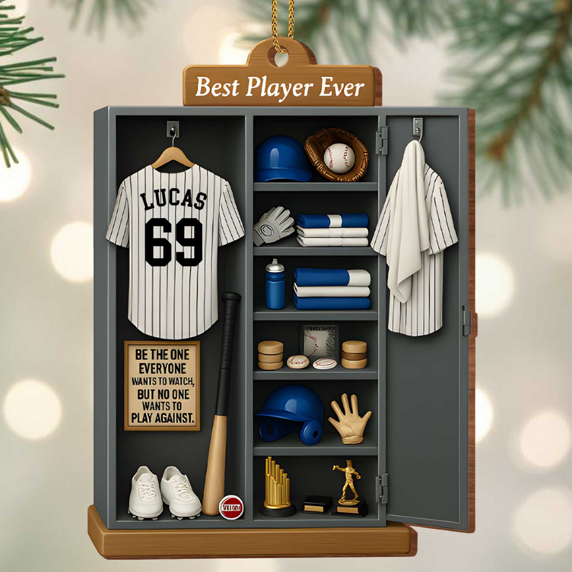 Best Player Ever Baseball Equipment and Sports Locker
