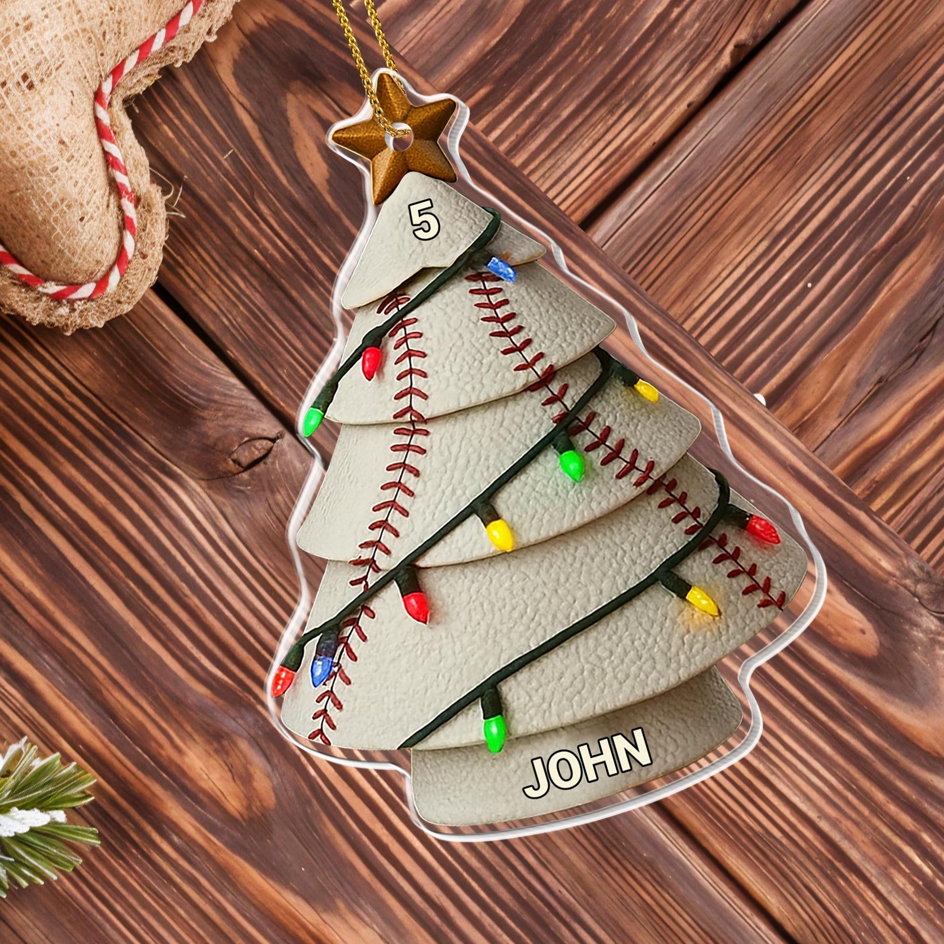 Customizable Christmas Tree With Colorful Lights