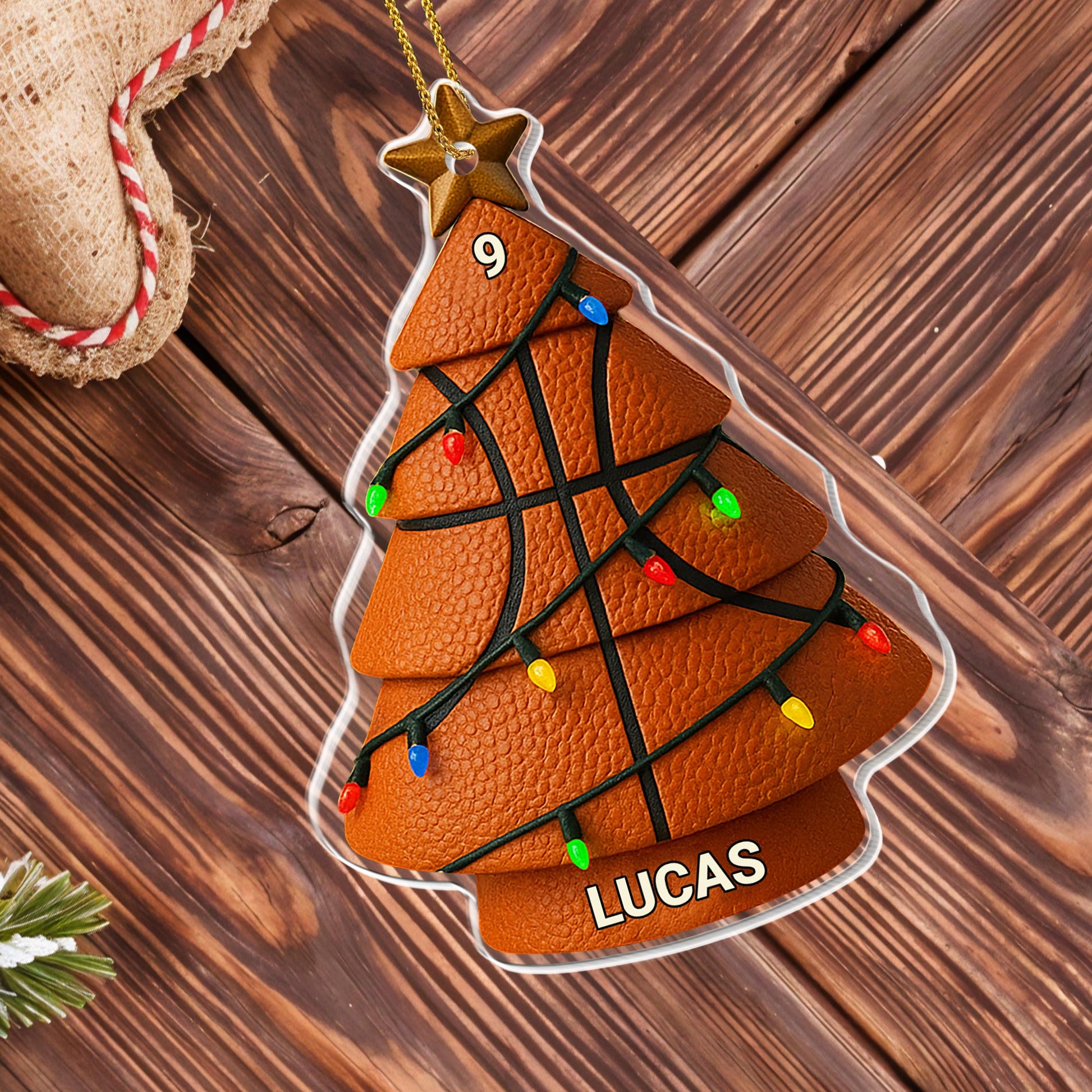 Customizable Christmas Tree With Colorful Lights