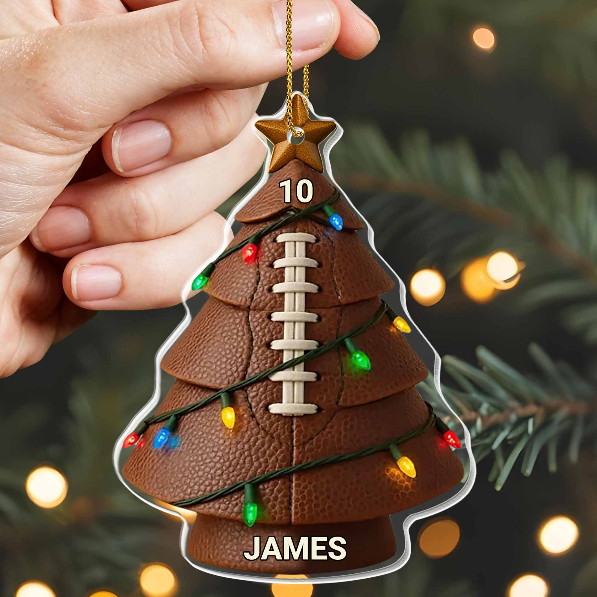 Customizable Christmas Tree With Colorful Lights