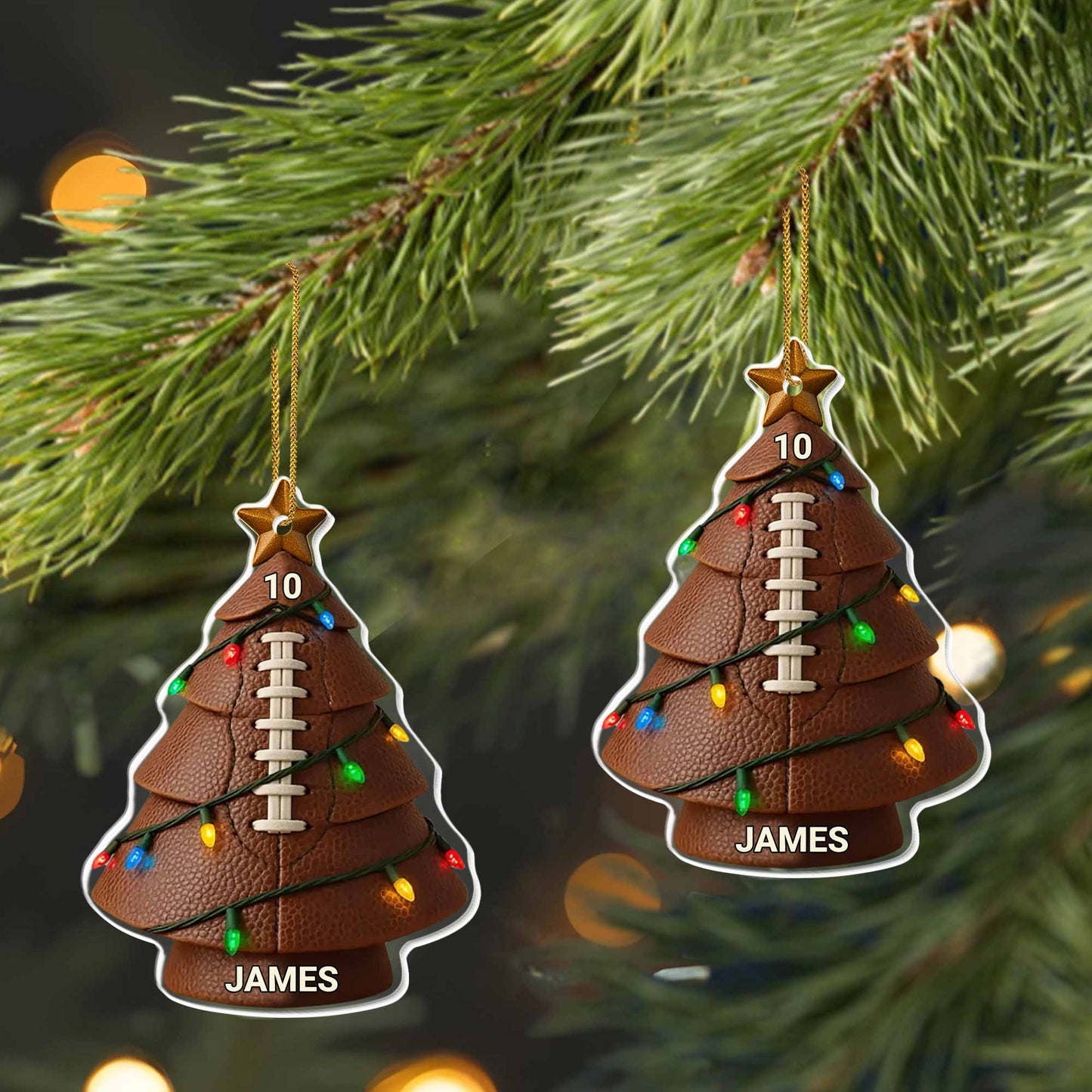 Customizable Christmas Tree With Colorful Lights