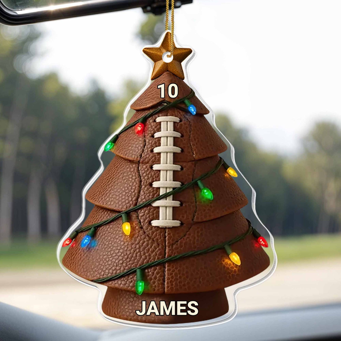 Customizable Christmas Tree With Colorful Lights