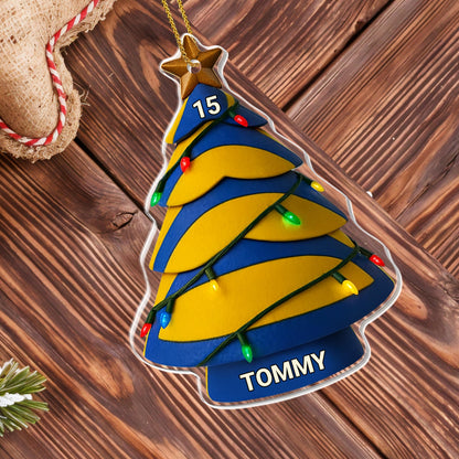 Customizable Christmas Tree With Colorful Lights