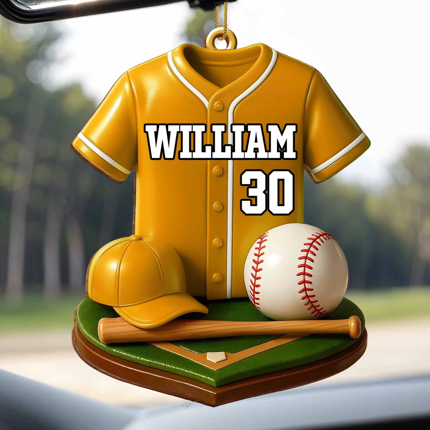 Customizable Baseball Jersey With Bat And Ball