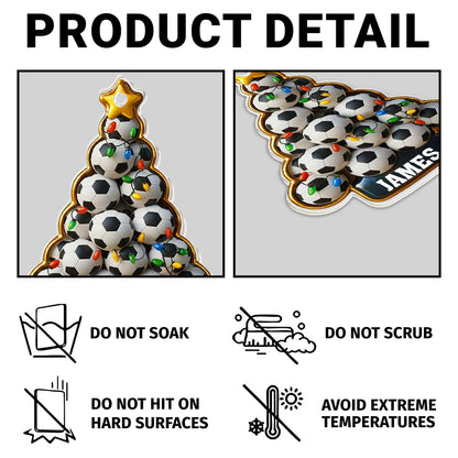 Celebrate The Festive Season With A Soccer-Themed Christmas Tree