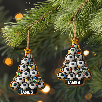 Celebrate The Festive Season With Soccer Balls And Christmas Lights