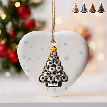 Celebrate The Season Soccer-Themed Christmas Tree