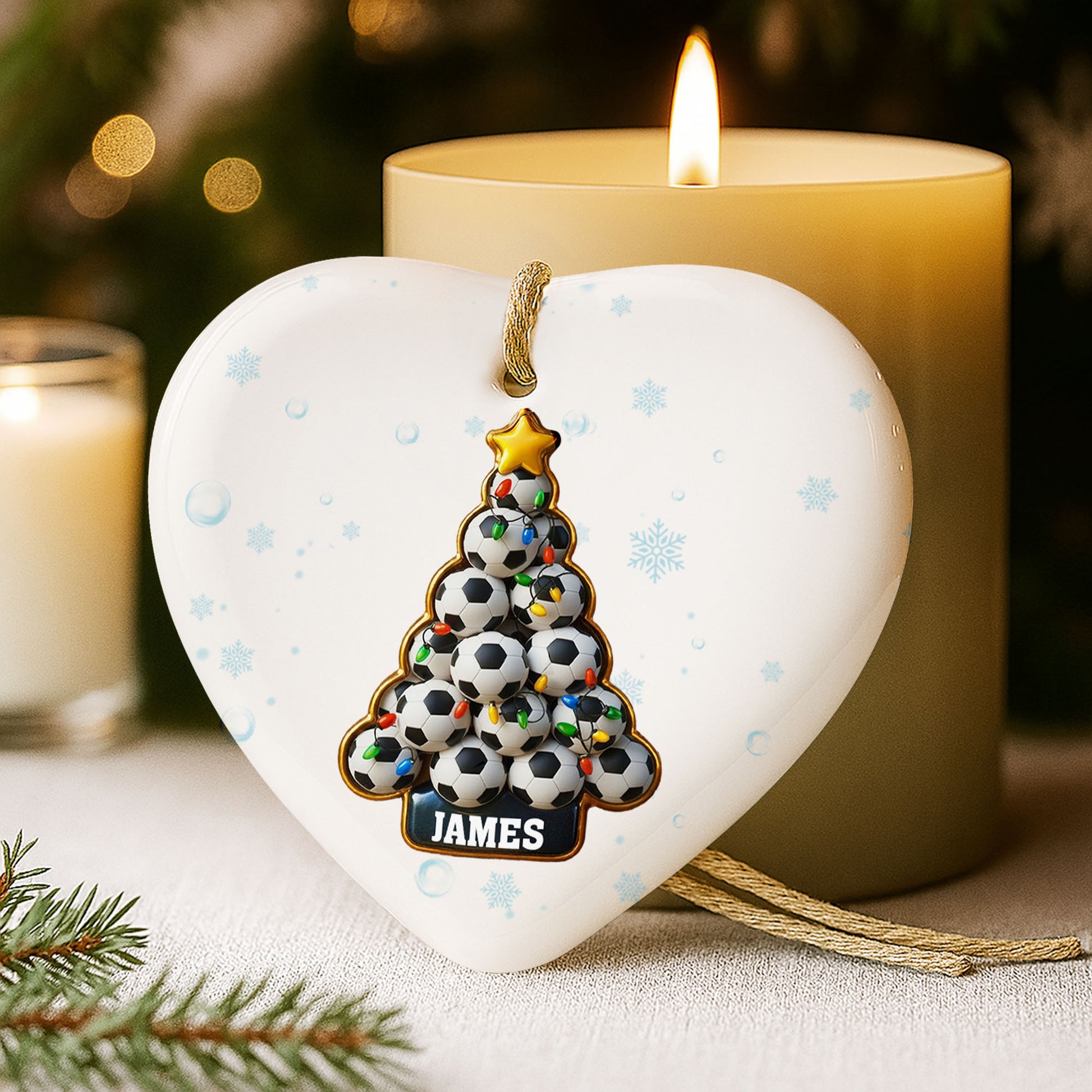 Celebrate The Season Soccer-Themed Christmas Tree