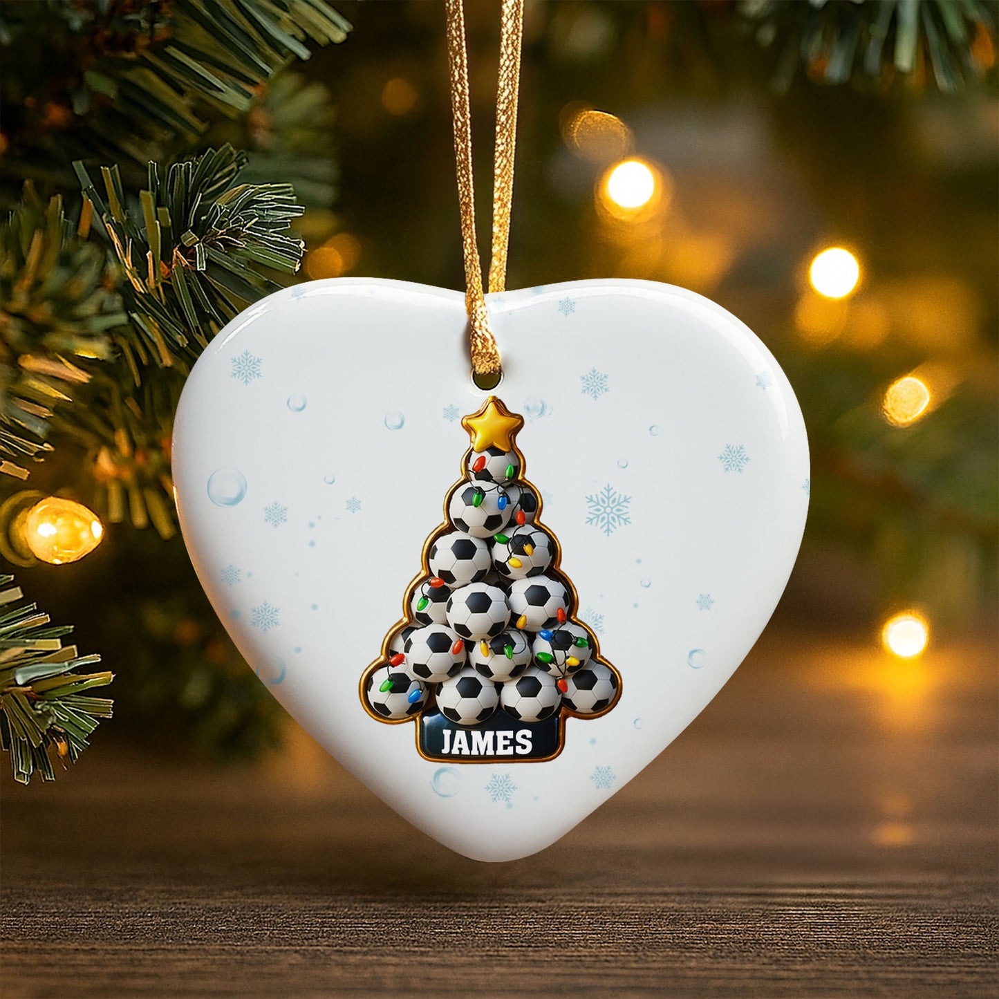 Celebrate The Season Soccer-Themed Christmas Tree