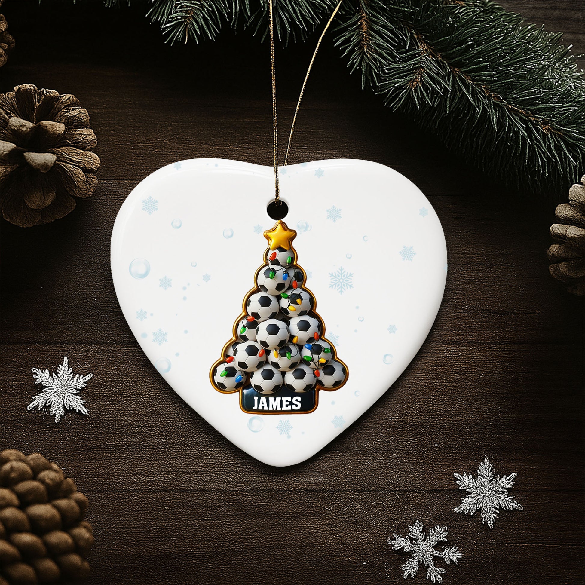 Celebrate The Season Soccer-Themed Christmas Tree