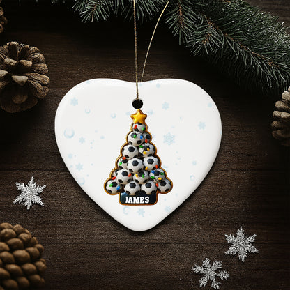 Celebrate The Season Soccer-Themed Christmas Tree