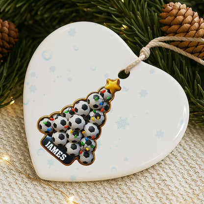 Celebrate The Season Soccer-Themed Christmas Tree