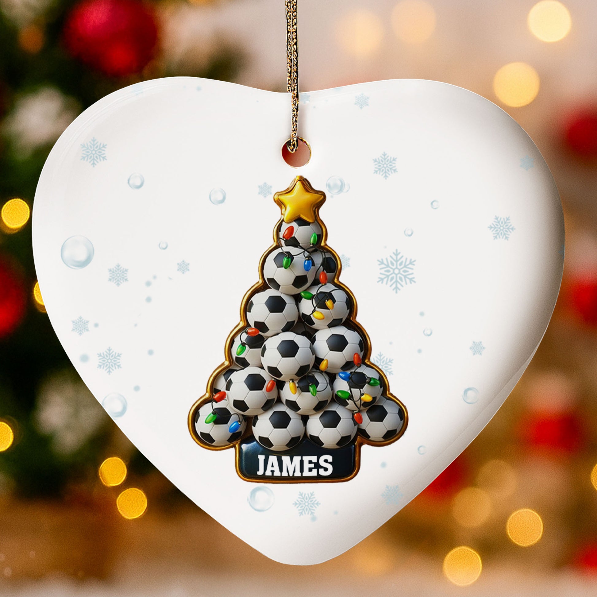 Celebrate The Season Soccer-Themed Christmas Tree