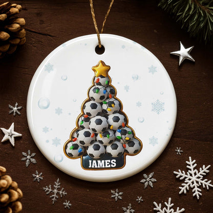 Celebrate Your Love For Soccer This Holiday Season With A Festive Tree