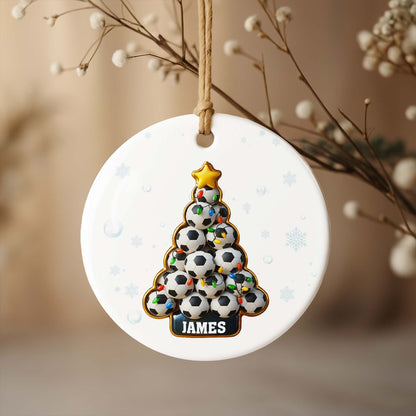 Celebrate Your Love For Soccer This Holiday Season With A Festive Tree