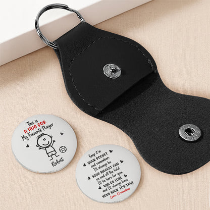 A Hug For My Favorite Player, Soccer And Hearts Design