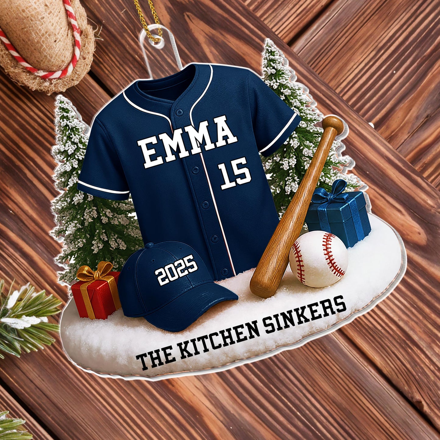 Celebrate Your Favorite Baseball Moments With A Personalized Ornament