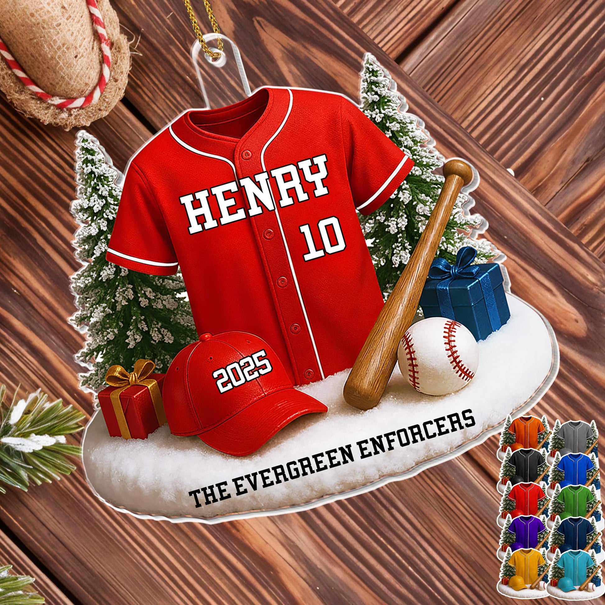 Celebrate Your Favorite Baseball Moments With A Personalized Ornament