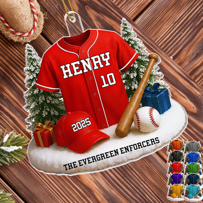 Celebrate Your Favorite Baseball Moments With A Personalized Ornament